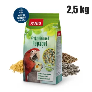 Hrană completă pentru papagali cu Pluramin - PANTO 2,5 kg