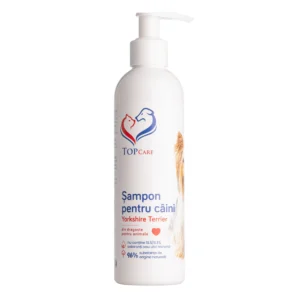 Șampon Topcare pentru câini Yorkshire Terrier – îngrijire blană strălucitoare, 96% natural