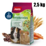PANTO hrană completă pentru porcușori de Guineea cu Wisan Lein – mix echilibrat cu cereale, legume și vitamina C, ambalaj 2,5 kg