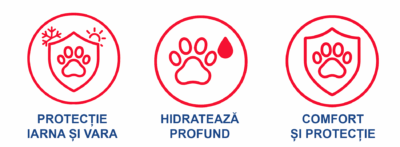 Icons unguent Topcare pentru lăbuțele câinilor – protecție iarnă și vară