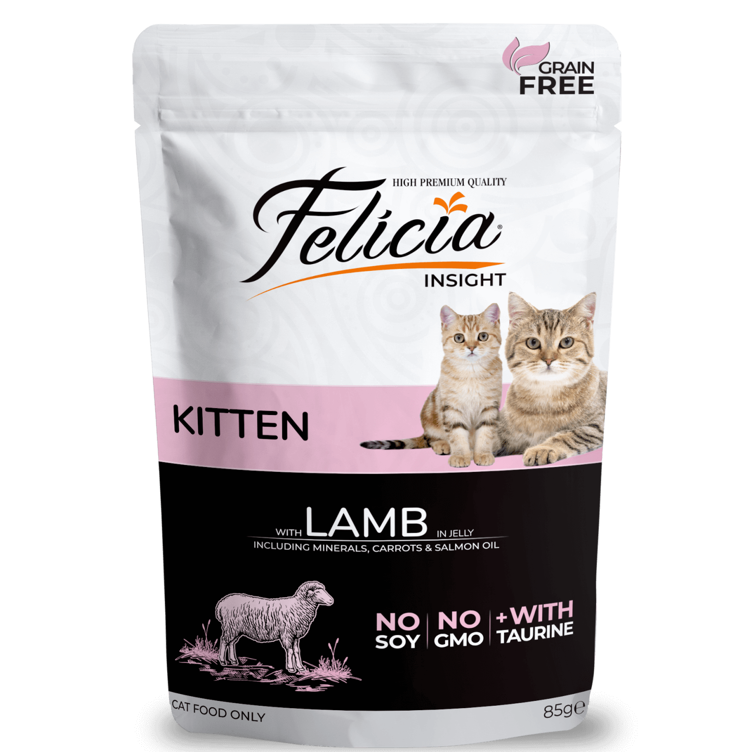 Plic hrană umedă Felicia Kitten pentru pisicuțe cu miel 85 g Plic hrană umedă Felicia Kitten pentru pisicuțe cu miel 85 g