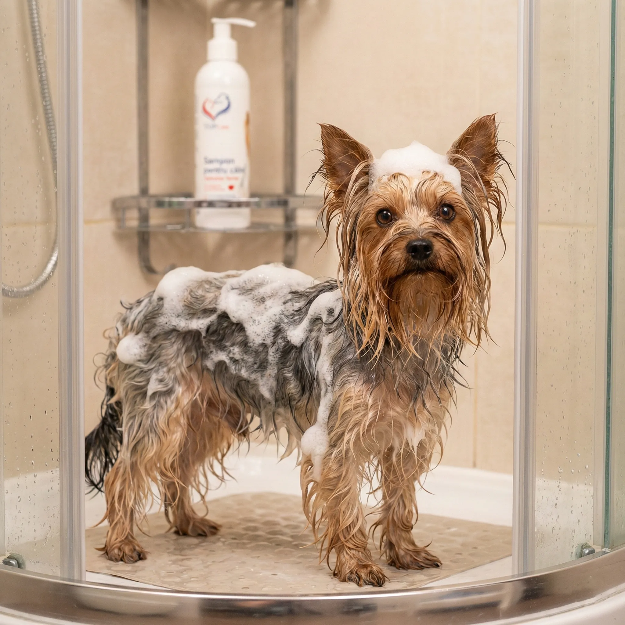 Șampon pentru Yorkshire Terrier Topcare – blană mătăsoasă și protecție